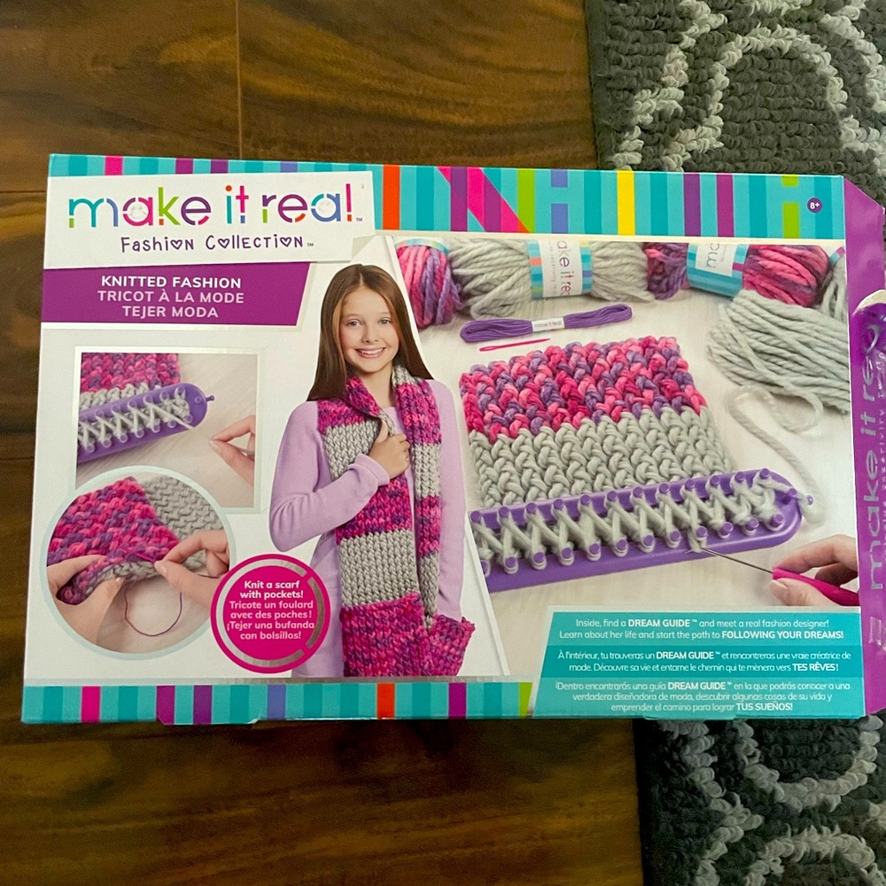 Make it real scarf making kit